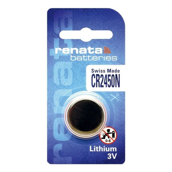 

Батарейка дисковая Renata CR 2450 N (CR2450N) Lithium, 3V