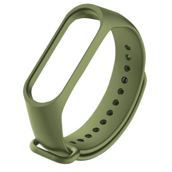 

Ремешок для фитнес браслета Mi Band 3/4 силиконовый хаки khaki