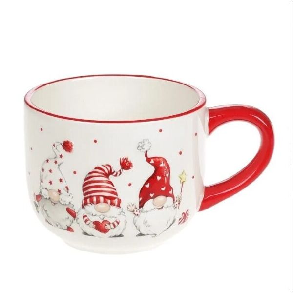 

Чашка керамическая Flora Гномы 0,5 л. 32059