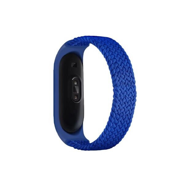 

Ремешок для фитнес браслета Mi Band 3/4/5/6 Solo Loop Multi M (160mm-170mm) Atlantic Blue синий