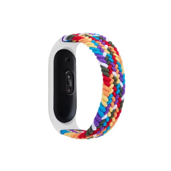 

Ремешок для фитнес браслета Mi Band 3/4/5/6 Solo Loop Multi M (160mm-170mm) rainbow