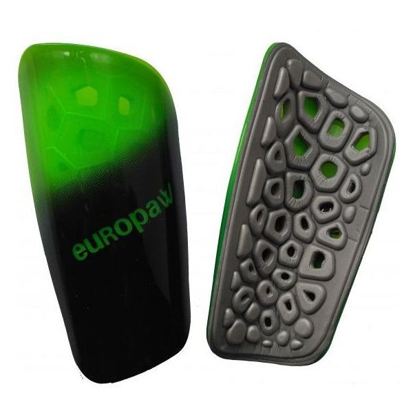 

Щитки футбольные Europaw light черно-зеленые
