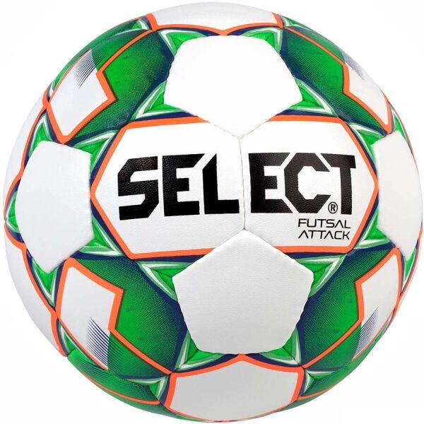 

Футзальный мяч Select Futsal Attack New бело-зеленый 107343-046 Размер 4