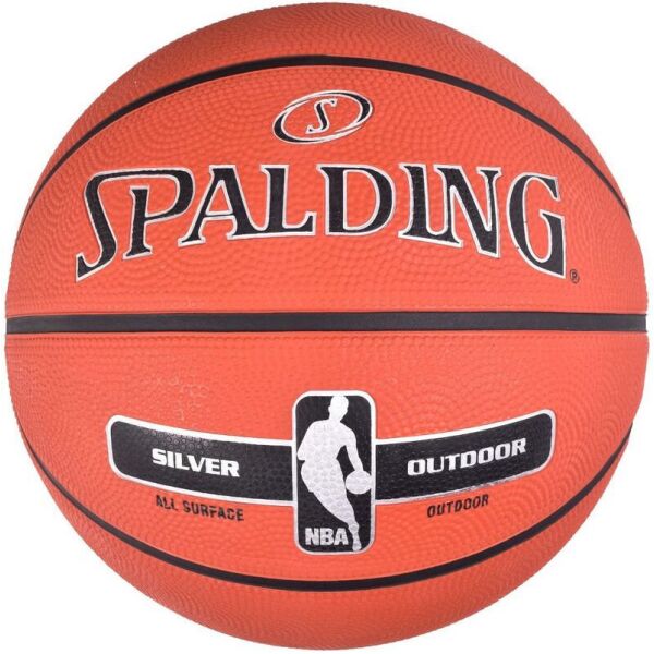 

Мяч баскетбольный Spalding NBA SILVER OUTDOOR оранжевый 83494Z Размер 7
