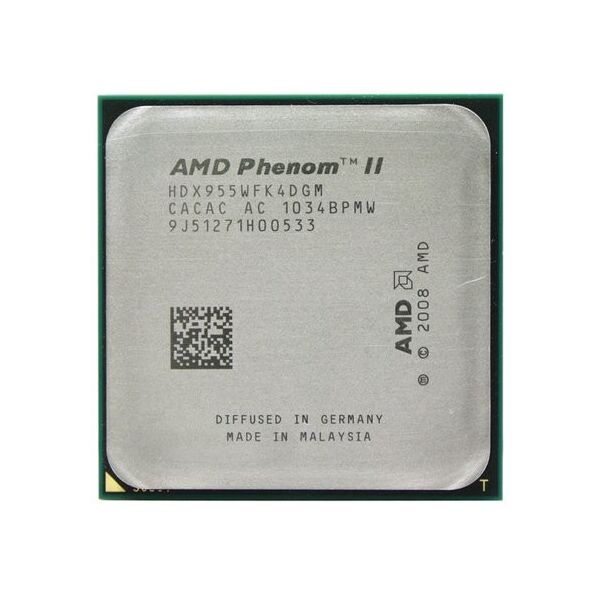 

Процессор AMD AM3 Phenom II X4 955 (3.2GHz 4 Core 6Mb 95W) Refurbished Tray