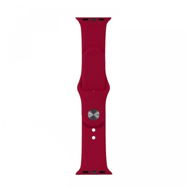 

Ремешок Silicone Apple Watch 38/40mm Rose Red (37) (36)