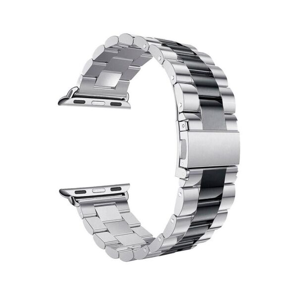 

Ремешок Металлический Apple Watch 38/40mm Silver+Black (11)