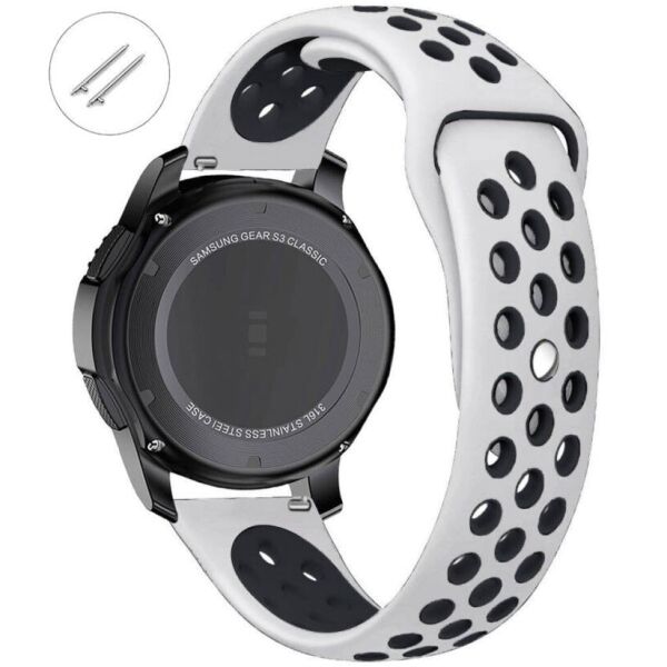 

Ремешок Nike Sport 22mm Samsung Watch Gear S3/Xiaomi Amazfit White/Black (S)