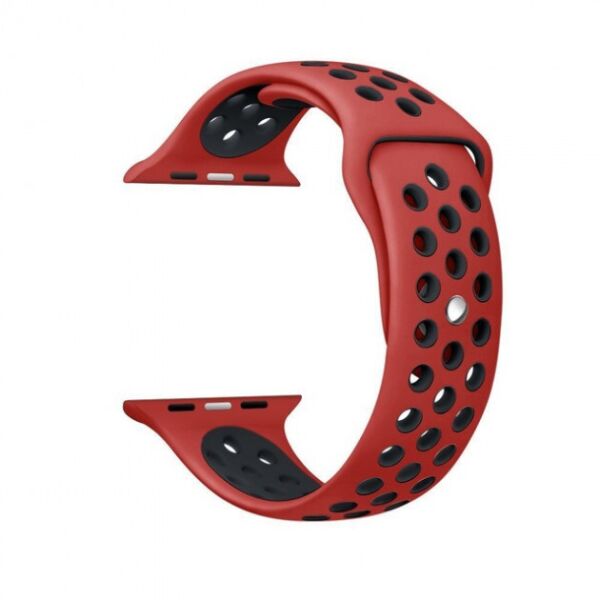 

Ремешок Nike Sport Apple Watch 42/44mm Red+Black (11)