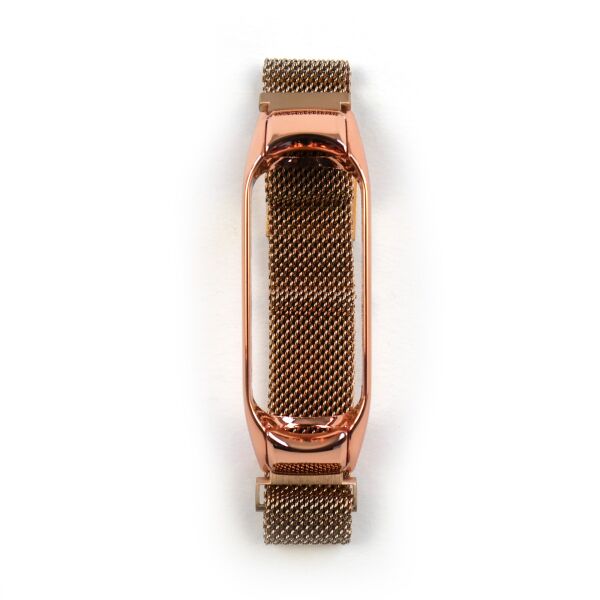 

Ремешок Миланская Петля Mi Band 3/4 Rose Gold