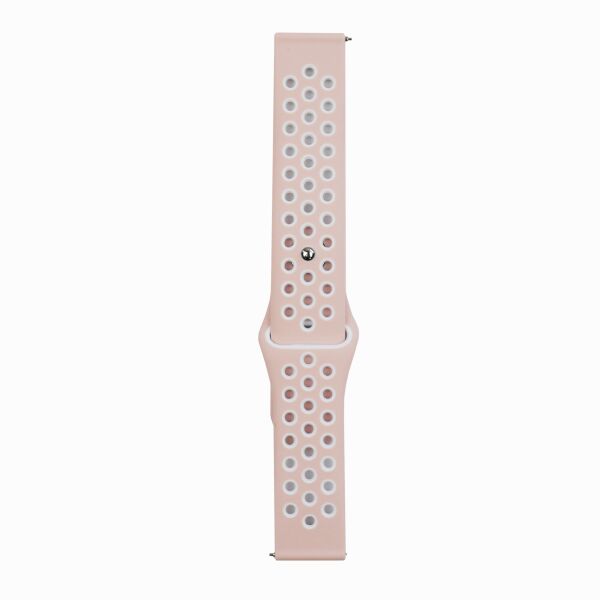 

Ремешок Nike Sport 20mm Samsung Watch Active/Galaxy S4 42/44mm/Gear S2/Xiaomi Amazfit Pink Sand/White
