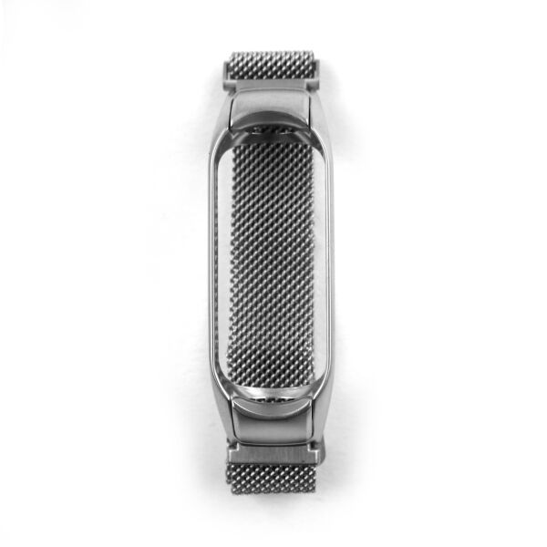 

Ремешок Миланская Петля Mi Band 3/4 Silver