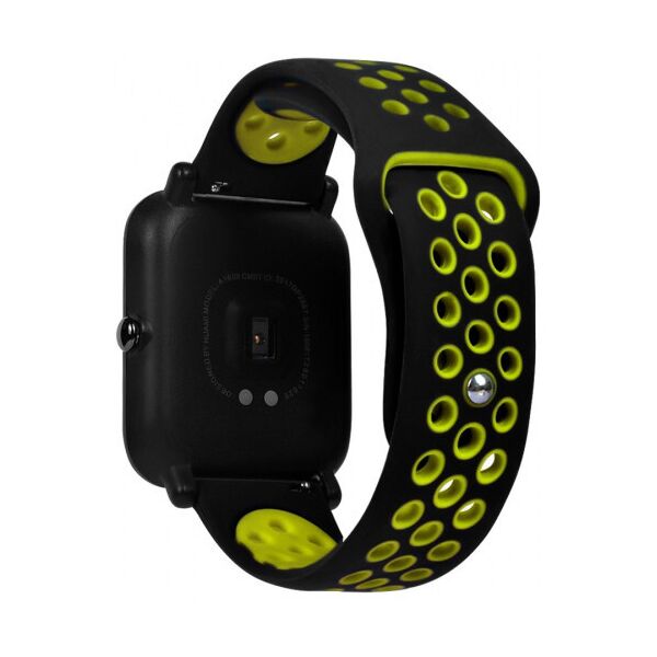 

Ремешок Nike Sport 20mm Samsung Watch Active/Galaxy S4 42/44mm/Gear S2/Xiaomi Amazfit Black/Yellow (S)