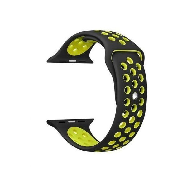 

Ремешок Nike Sport Apple Watch 42/44mm Black+Yellow (2)