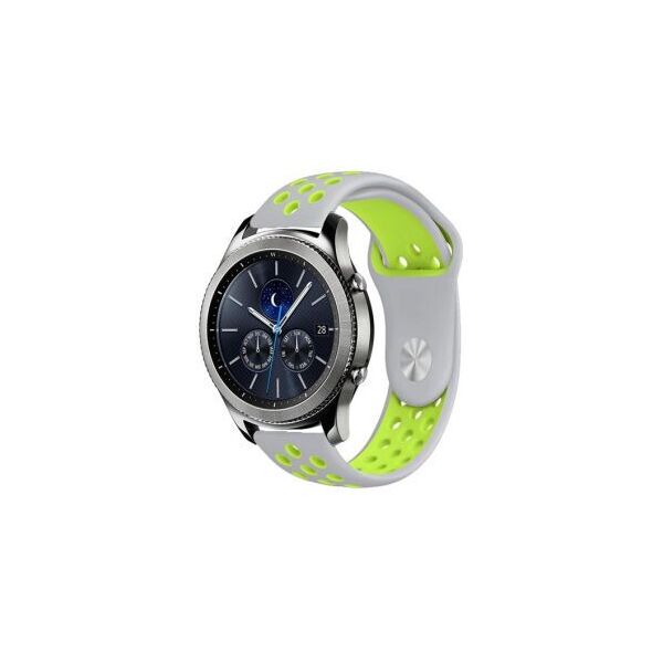 

Ремешок Nike Sport 20mm Samsung Watch Active/Galaxy S4 42/44mm/Gear S2/Xiaomi Amazfit Grey/Yellow (S)