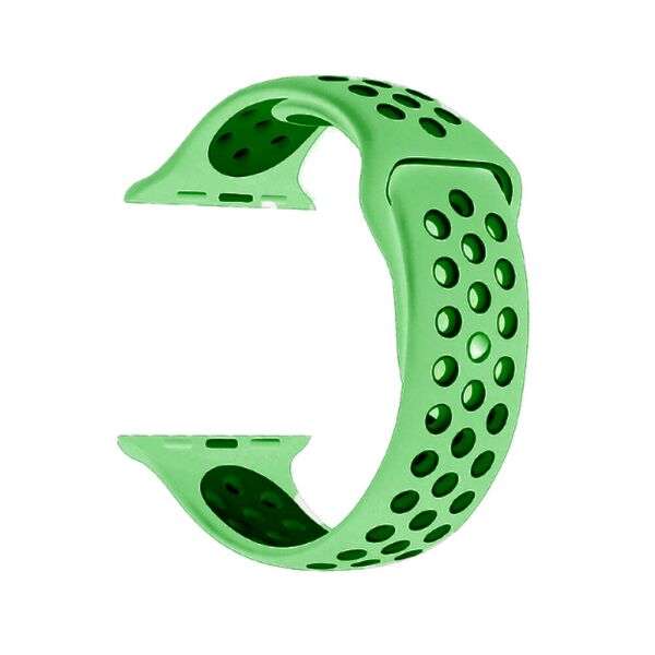 

Ремешок Nike Sport Apple Watch 42/44mm Green+Grey (27)