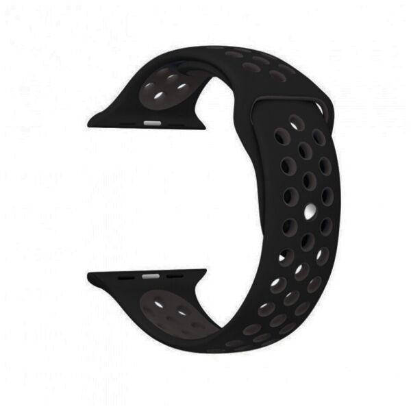 

Ремешок Nike Sport Apple Watch 38/40mm Grey+Black (26)