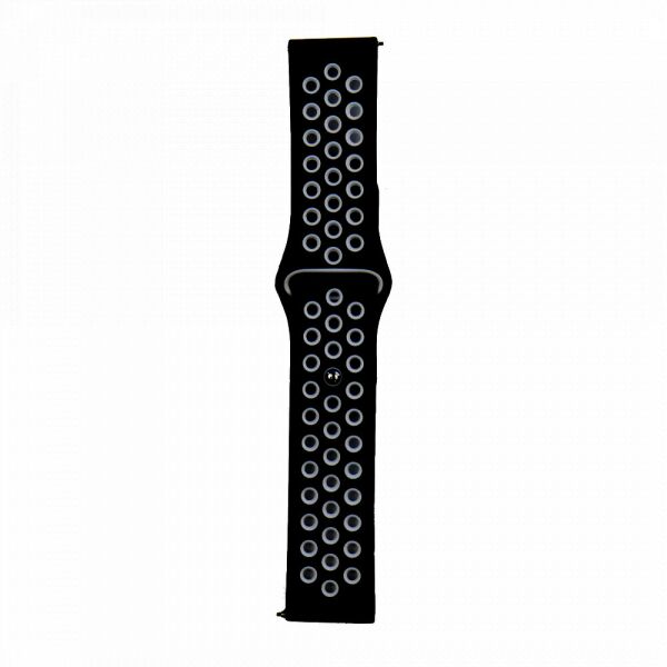 

Ремешок Nike Sport 22mm Samsung Watch Gear S3/Xiaomi Amazfit Black/Grey (S)