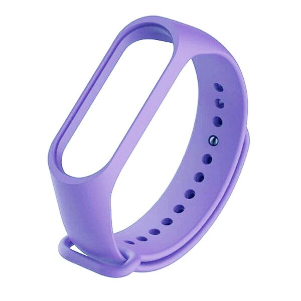 

Ремешок Silicone Mi Band 5/6 Lilac Purple (18)