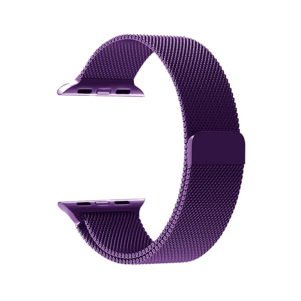 

Ремешок Миланская Петля Apple Watch 38/40 mm Deep Purple (21)