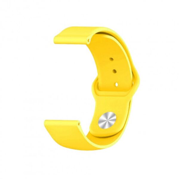 

Ремешок Silicone 22mm Samsung Watch Gear S3/Samsung Watch 46mm/Xiaomi Amazfit Yellow