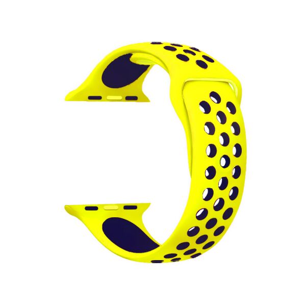 

Ремешок Nike Sport Apple Watch 38/40mm Yellow+Dark Blue (37)