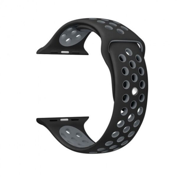 

Ремешок Nike Sport Apple Watch 42/44mm Black+Gray (1)