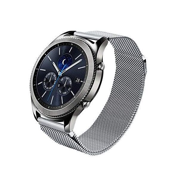 

Ремешок Samsung Gear S3/S2 Миланская петля 22mm (Silver)
