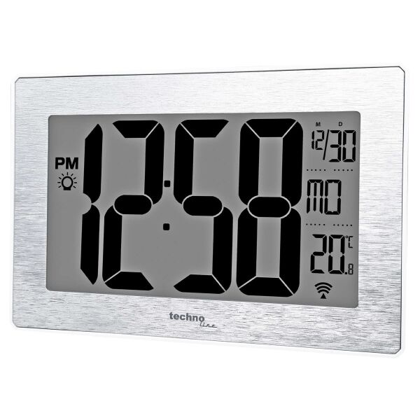 

Часы настенные Technoline WS8019 Silver (WS8019)