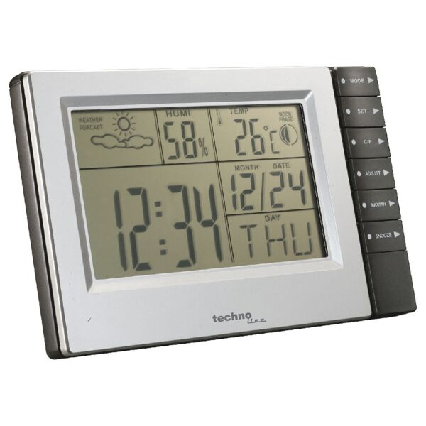 

Метеостанция Technoline WS9121 Silver/Grey (WS9121)
