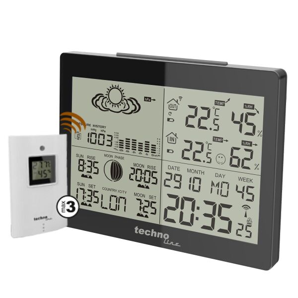 

Метеостанция Technoline WS6760 Black (WS6760)