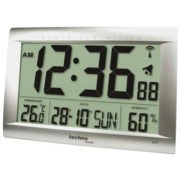 

Часы настенные Technoline WS8009 Silver (WS8009)