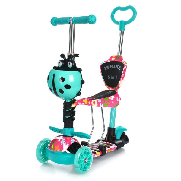 

Самокат 5 в 1 iTrike JR 3-058-I-WP12 Black-Turquoise (JR 3-058-I)