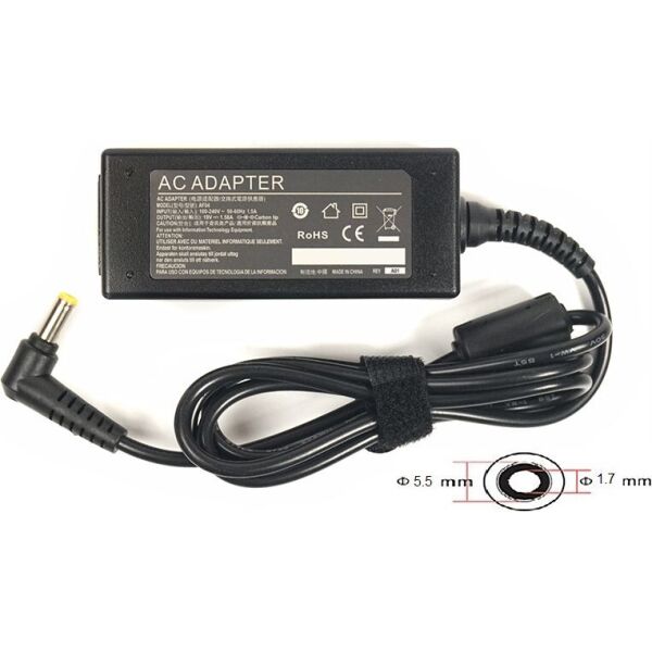 

Блок питания для ноутбуков PowerPlant ACER 220V, 19V 30W 1.58A (5.5*1.7) (AC30F5517)