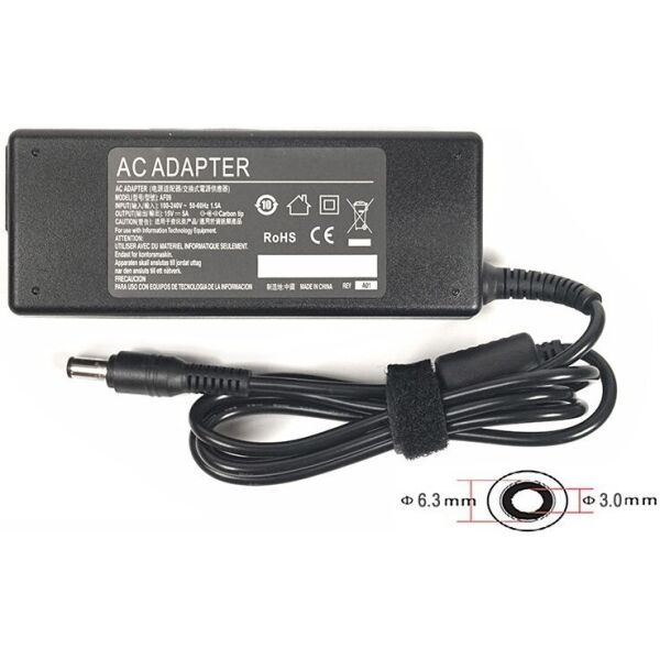 

Блок питания для ноутбуков PowerPlant TOSHIBA 220V, 15V 75W 5A (6.3*3.0) (TO75C6330)