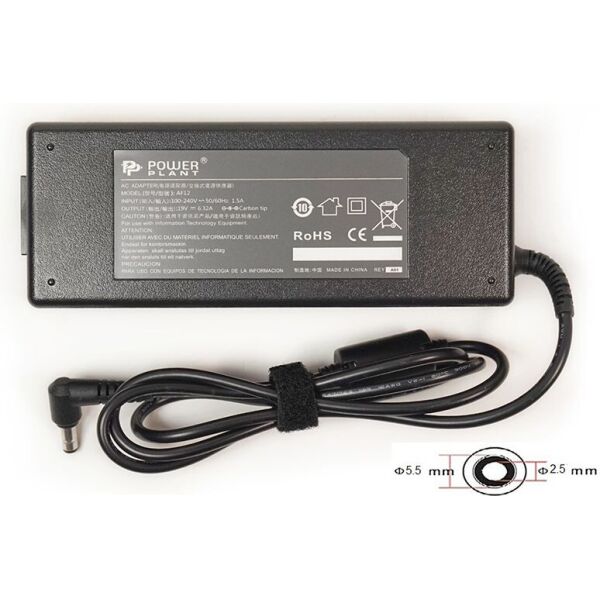 

Блок питания для ноутбуков PowerPlant ASUS 220V, 19V 120W 6.32A (5.5*2.5) (AS120F5525)