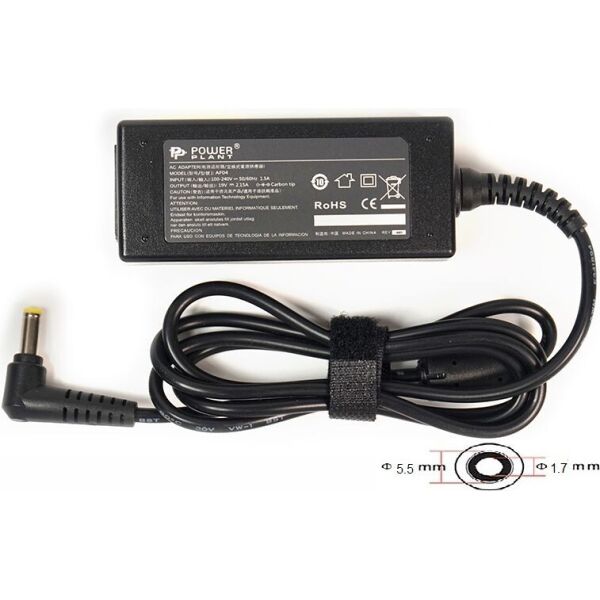 

Блок питания для ноутбуков PowerPlant ACER 220V, 19V 40W 2.15A (5.5*1.7) (AC40F5517)