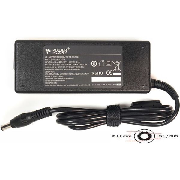 

Блок питания для ноутбуков PowerPlant ACER 220V, 19V 90W 4.74A (5.5*1.7) (AC90F5517)