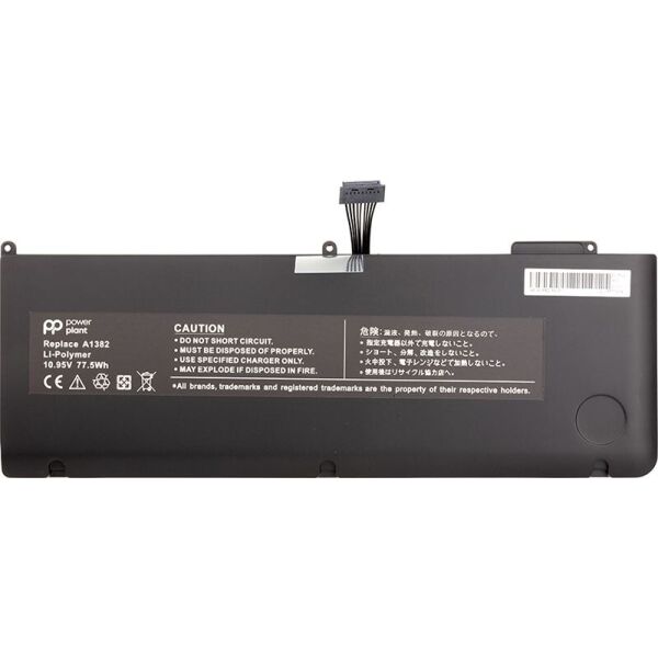 

Аккумулятор PowerPlant для ноутбуков APPLE MacBook Pro 15.4" (A1286, A1382) 10.95V 77.5Wh (NB420353)
