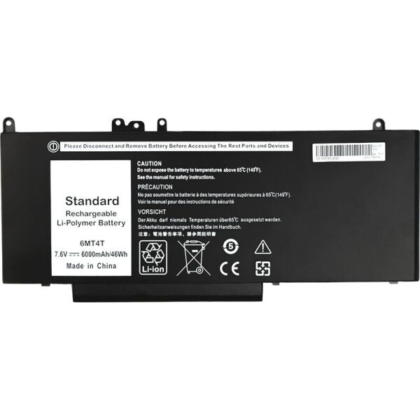 

Аккумулятор PowerPlant для ноутбуков DELL Inspiron 14 5000 Series (6MT4T) 7.6V 6000mAh (NB441242)