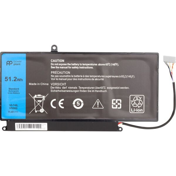 

Аккумулятор PowerPlant для ноутбуков DELL Inspiron 14-5439 (VH748) 11.4V 51.2Wh (NB441099)