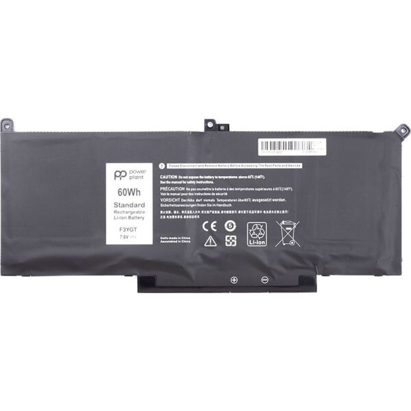 

Аккумулятор PowerPlant для ноутбуков DELL Latitude 7280 (DM3WC) 7.6V 60Wh (NB441167)