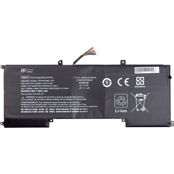 

Аккумулятор PowerPlant для ноутбуков HP Envy 13 2017 Series (AB06XL) 7.7V 3600mAh (NB461646)