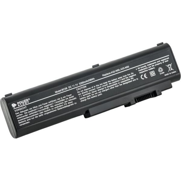 

Аккумулятор PowerPlant для ноутбуков ASUS N50VC (A32-N50) 11.1V 5200mAh (NB00000230)