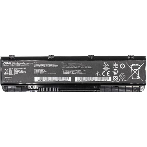 

Аккумулятор для ноутбуков ASUS A32-N55 (A32-N55) 10.8V 5200mAh (NB00000215)