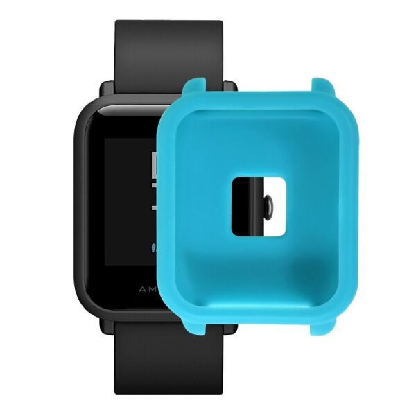

Amazfit Bip Защитный силиконовый чехол для смарт часов, Light blue