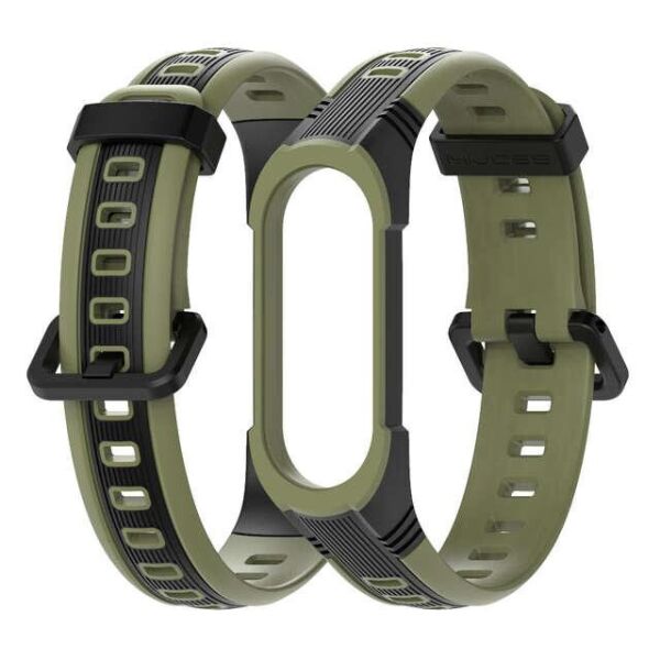 

Ремешок для фитнес-браслета Xiaomi Mi Band 3 и 4 Sport 2 Black with khaki