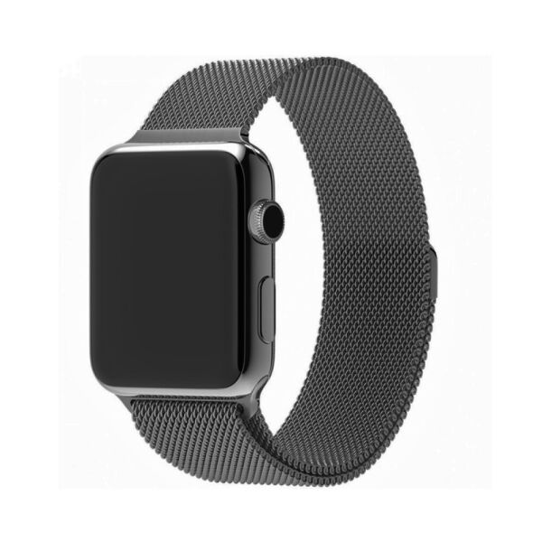 

Ремешок для часов Milanese loop steel bracelet Apple watch, 38-40 мм. Dark gray