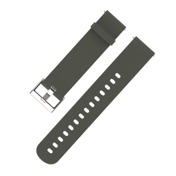 

Ремешок для смарт часов Silicone bracelet Universal, 20 мм. Army green