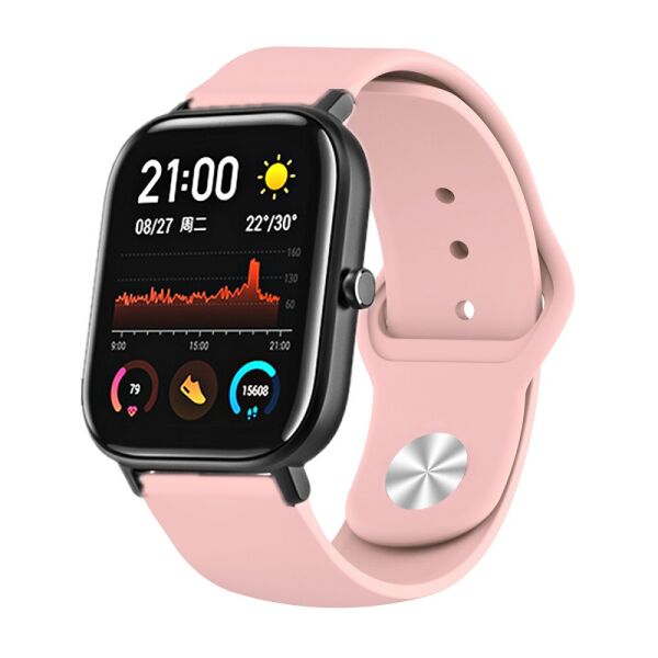 

Ремешок для часов Sport design bracelet Universal, 20 мм. Pale pink